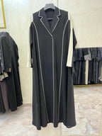 Elegant Black Premium Abaya | Luxury Modest Wear | Custom Tailoring
