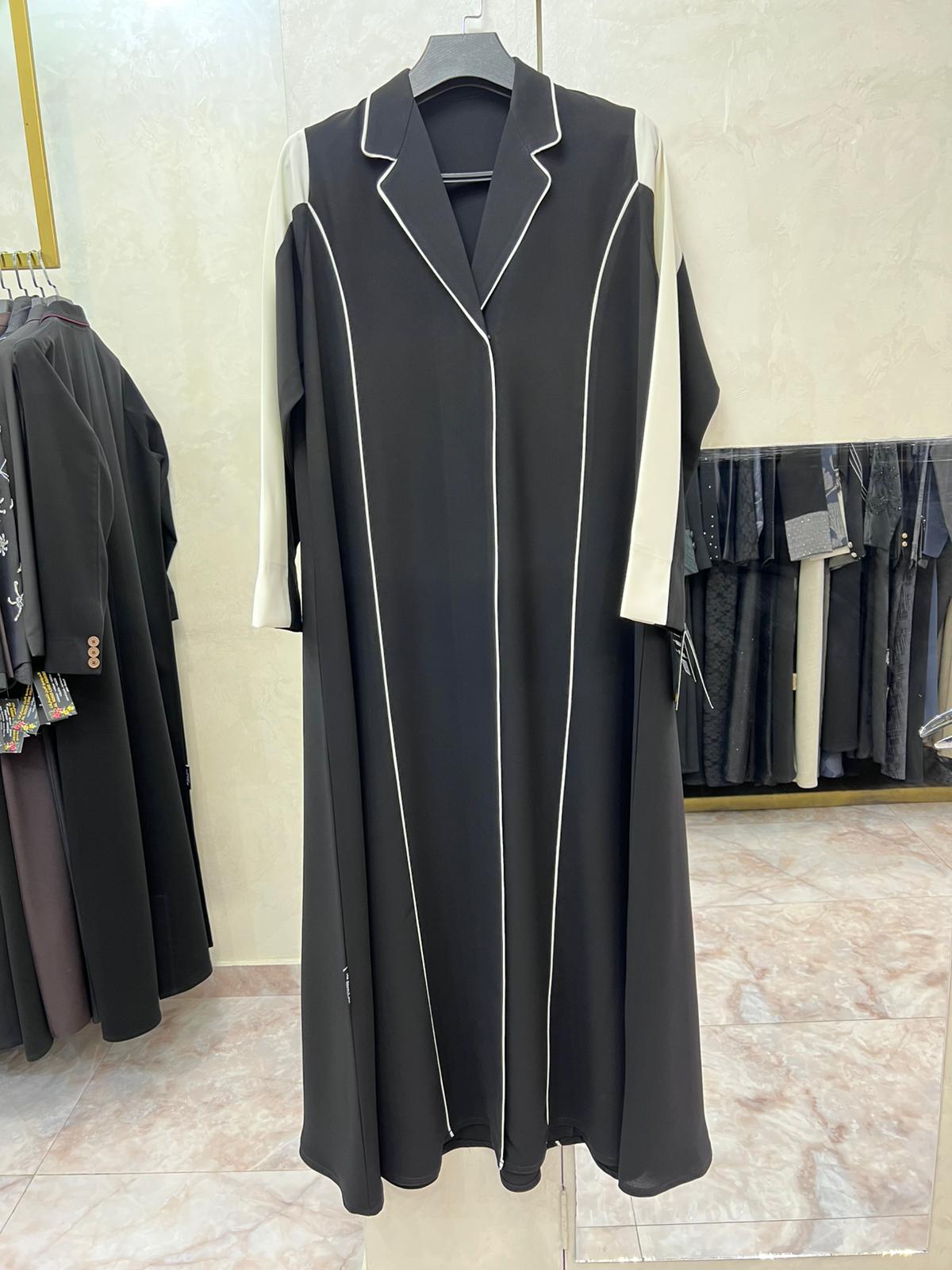 Elegant Black Premium Abaya | Luxury Modest Wear | Custom Tailoring