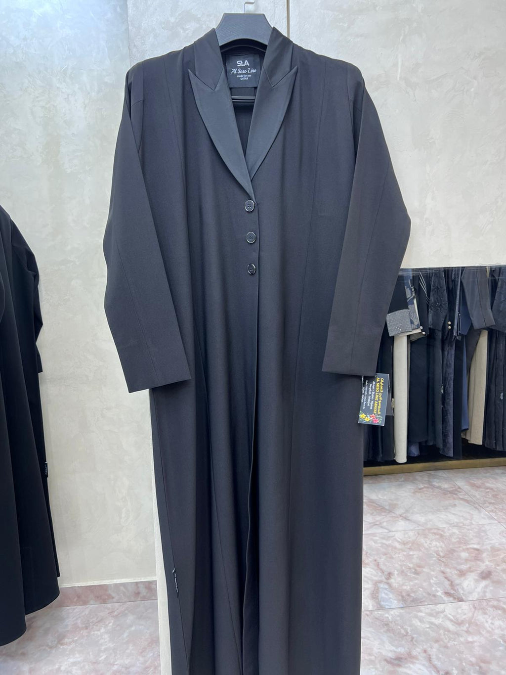 Premium Winter Tweed Abaya Collection – Elegant Design with Blazer Style | 350 QAR