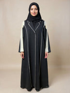 Elegant Black Premium Abaya | Luxury Modest Wear | Custom Tailoring