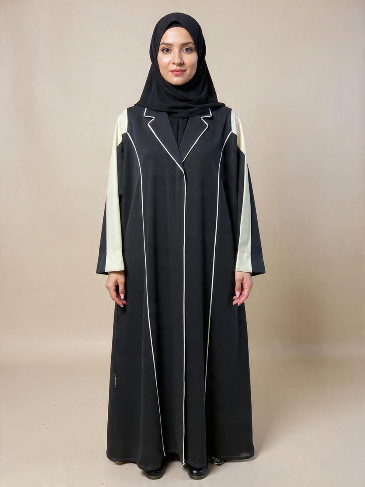 Elegant Black Premium Abaya | Luxury Modest Wear | Custom Tailoring