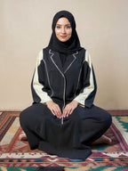 Elegant Black Premium Abaya | Luxury Modest Wear | Custom Tailoring