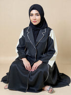 Elegant Black Premium Abaya | Luxury Modest Wear | Custom Tailoring