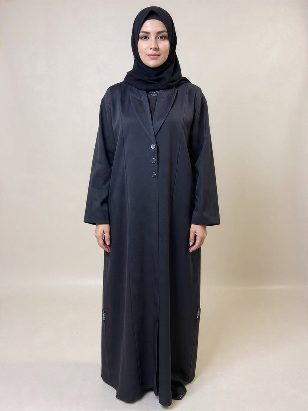 Premium Winter Tweed Abaya Collection – Elegant Design with Blazer Style | 350 QAR
